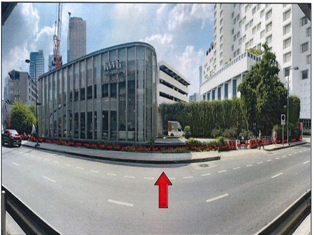 ขายที่ดินพร้อมอาคาร 304 ตร.ว. ติดถนนพระราม 4 เขตบางรัก ใกล้ MRT สามย่าน 300 เมตร